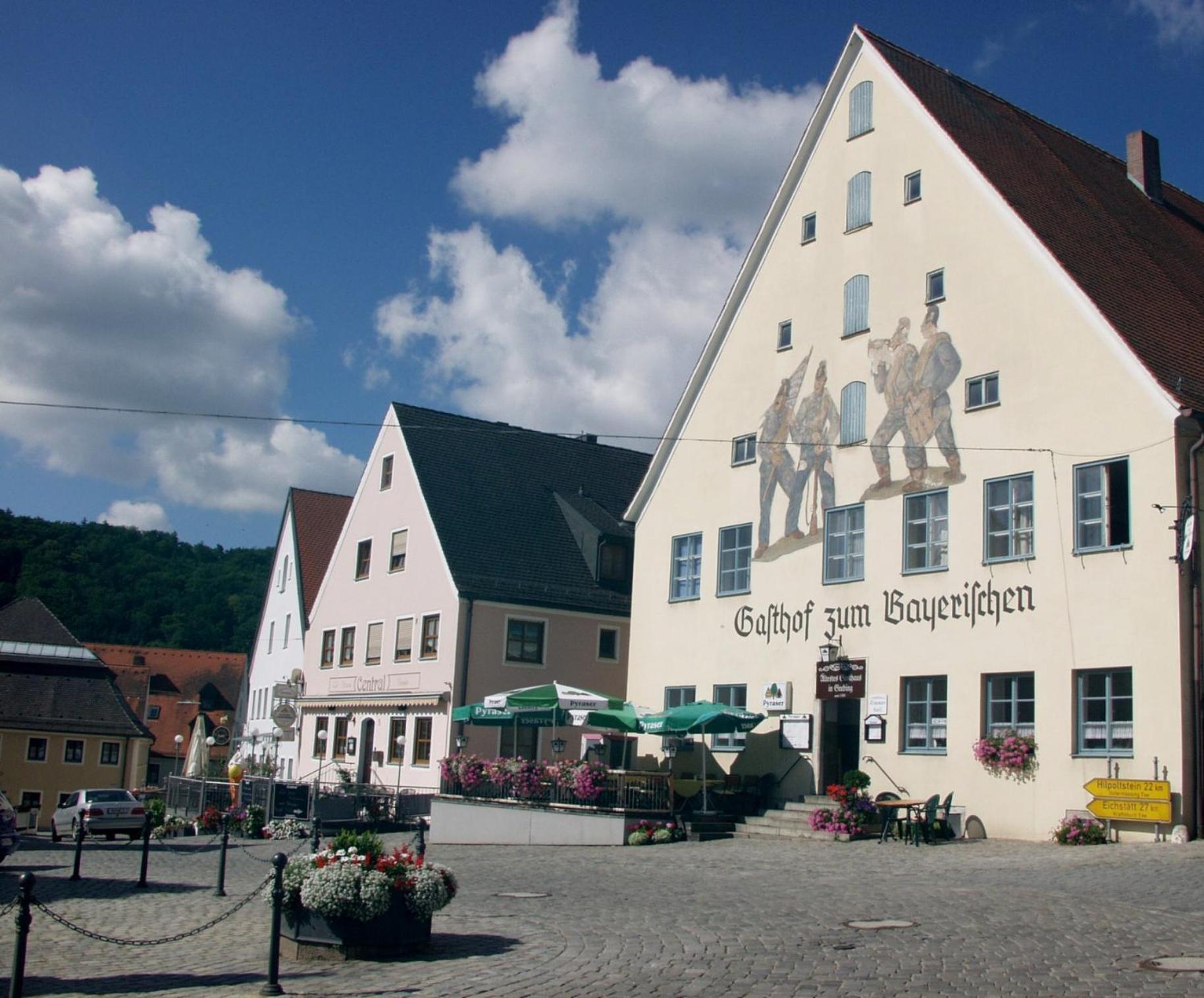Gasthof Zum Bayerischen Greding Eksteriør bilde